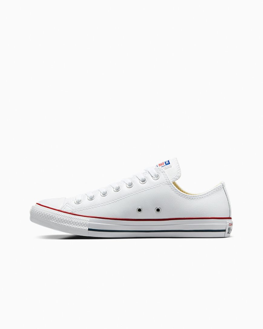 Tenisi Barbati Converse Chuck Taylor All Star Piele Albi | RO A13LOC418